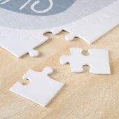 Vrolijk kerstfeest. Stomme polair beer. Grappig di Legpuzzel (Zijkant)