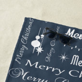 Vrolijk kerstfeest strandlaken (In situ)