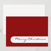 Vrolijk kerstfeest - Stripes - Kaart voor Greeting (Voorkant / Achterkant)