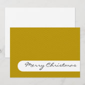 Vrolijk kerstfeest - Stripes - Kaart voor Greeting (Voorkant / Achterkant)