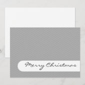 Vrolijk kerstfeest - Stripes - Kaart voor Greeting (Voorkant / Achterkant)