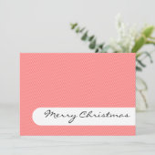 Vrolijk kerstfeest - Stripes - Kaart voor Greeting (Staand voorkant)