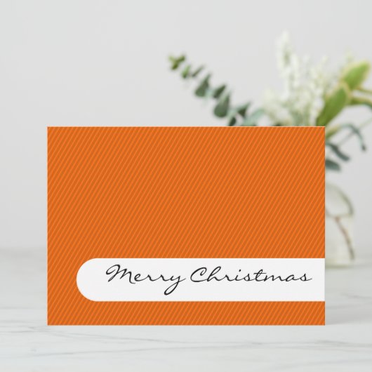 Vrolijk kerstfeest - Stripes - Kaart voor Greeting (Staand voorkant)