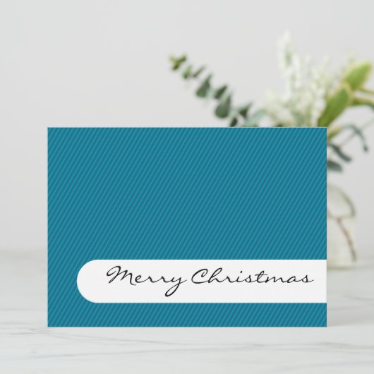 Vrolijk kerstfeest - Stripes - Kaart voor Greeting (Staand voorkant)