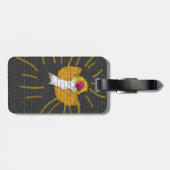 Vrolijk kerstfeest Sun Moon Angel, Art by Kids :) Bagagelabel (Achterkant horizontaal)