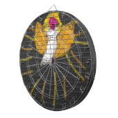 Vrolijk kerstfeest Sun Moon Angel, Art by Kids :) Dartbord (Voorkant Rechts)