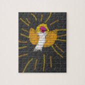 Vrolijk kerstfeest Sun Moon Angel, Art by Kids :) Legpuzzel (Verticaal)