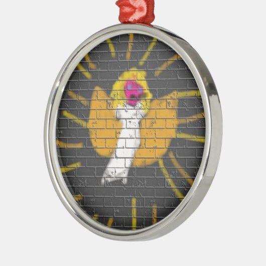 Vrolijk kerstfeest Sun Moon Angel, Art by Kids :) Metalen Ornament (Links)