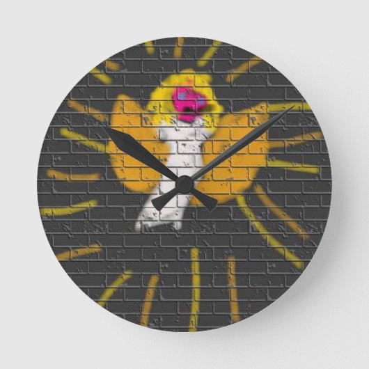 Vrolijk kerstfeest Sun Moon Angel, Art by Kids :) Ronde Klok (Voorkant)