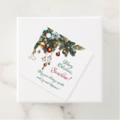 Vrolijk Kerstfeest Sunshine Classic Bedankjes Labels (In situ)