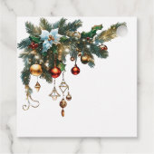 Vrolijk Kerstfeest Sunshine Classic Bedankjes Labels (Achterkant)