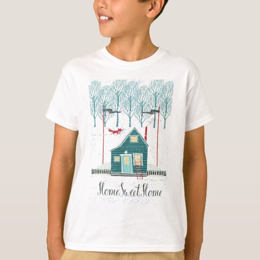Vrolijk kerstfeest t-shirt (Voorkant)