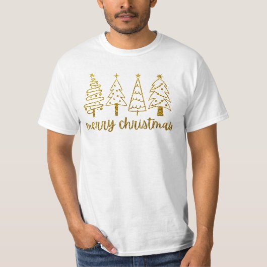 Vrolijk kerstfeest T-Shirt (Voorkant)