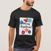 Vrolijk kerstfeest T-Shirt (Voorkant)