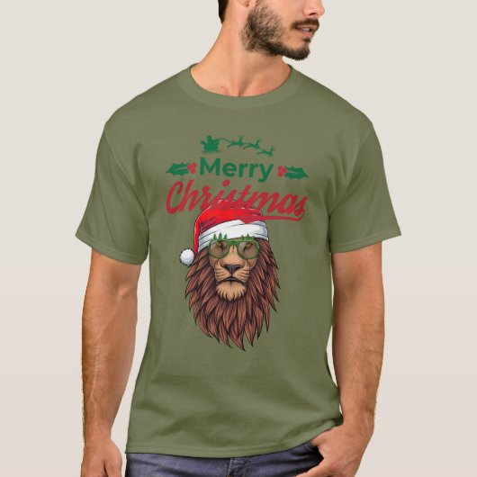 Vrolijk kerstfeest t-shirt (Voorkant)