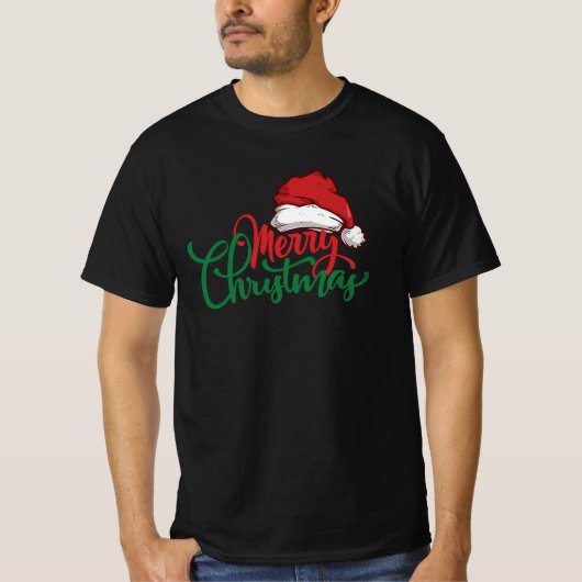 Vrolijk kerstfeest T-Shirt (Voorkant)