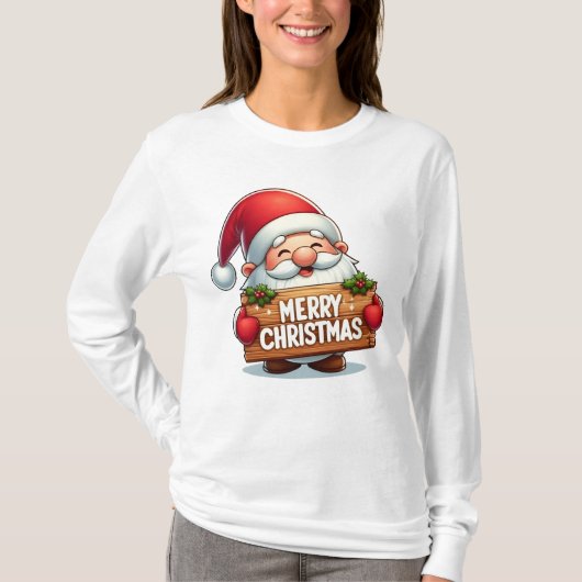 vrolijk kerstfeest t-shirt (Voorkant)
