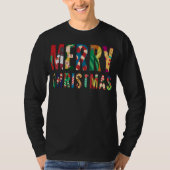 Vrolijk kerstfeest t-shirt (Voorkant)