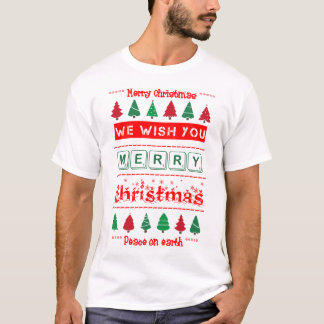 Vrolijk kerstfeest t-shirt