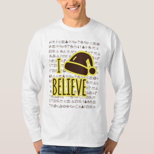 Vrolijk kerstfeest t-shirt (Voorkant)