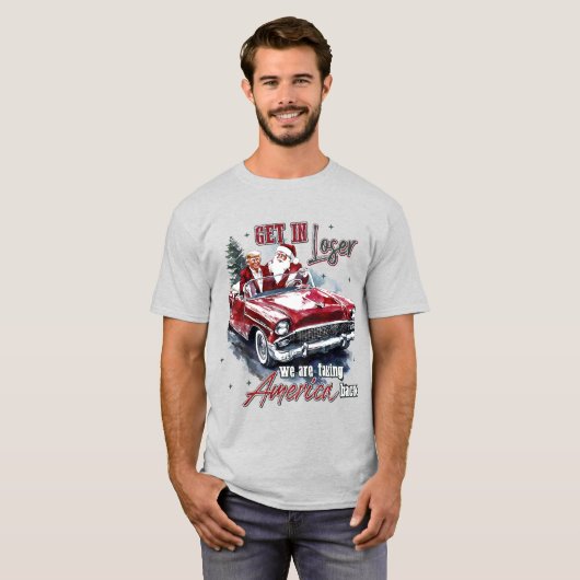 Vrolijk kerstfeest t-shirt (Voorkant volledig)