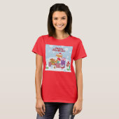 Vrolijk kerstfeest T-Shirt (Voorkant volledig)