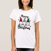 Vrolijk kerstfeest t-shirt (Voorkant)