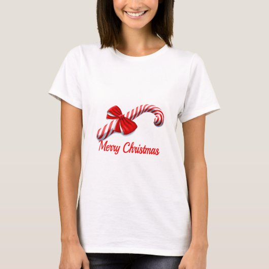 Vrolijk kerstfeest t-shirt (Voorkant)