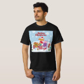 Vrolijk kerstfeest T-Shirt (Voorkant volledig)