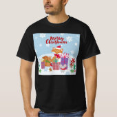 Vrolijk kerstfeest T-Shirt (Voorkant)