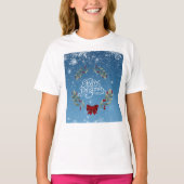 Vrolijk kerstfeest t-shirt (Voorkant)