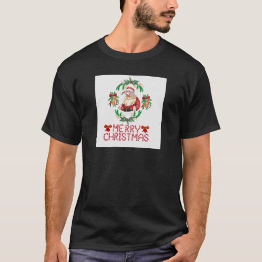 vrolijk kerstfeest T-Shirt (Voorkant)
