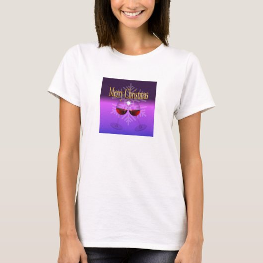 Vrolijk kerstfeest t-shirt (Voorkant)