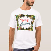 Vrolijk kerstfeest T-Shirt (Voorkant)