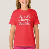 Vrolijk kerstfeest T-Shirt (Voorkant)