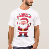 Vrolijk kerstfeest t-shirt (Voorkant)