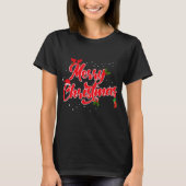 Vrolijk kerstfeest t-shirt (Voorkant)