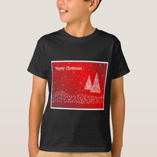 Vrolijk kerstfeest t-shirt (Voorkant)