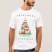 Vrolijk kerstfeest t-shirt (Voorkant)