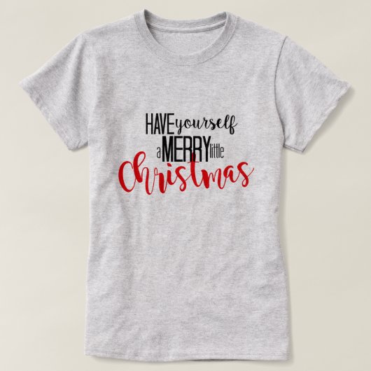 vrolijk kerstfeest t-shirt (Design voorkant)