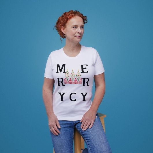 Vrolijk kerstfeest t-shirt