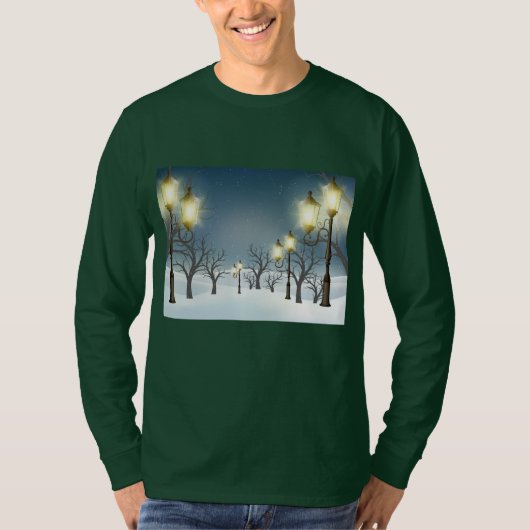 Vrolijk kerstfeest t-shirt (Voorkant)
