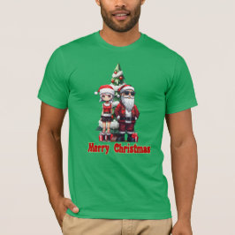 Vrolijk kerstfeest t-shirt