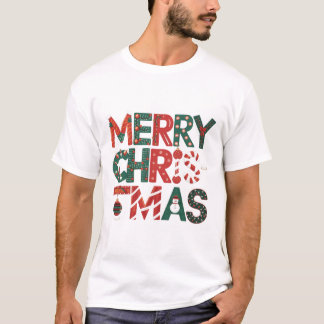 Vrolijk kerstfeest t-shirt