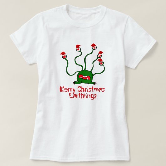 Vrolijk kerstfeest t-shirt (Design voorkant)