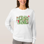 Vrolijk kerstfeest T-Shirt (Voorkant)