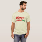 Vrolijk kerstfeest t-shirt (Voorkant volledig)