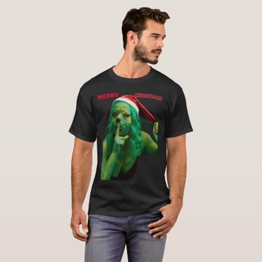 Vrolijk kerstfeest t-shirt (Voorkant volledig)