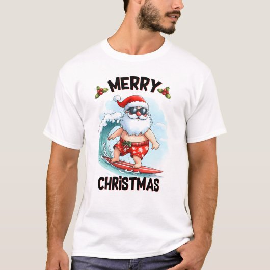 Vrolijk kerstfeest t-shirt (Voorkant)