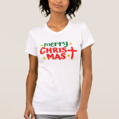 Vrolijk kerstfeest T-Shirt (Voorkant)